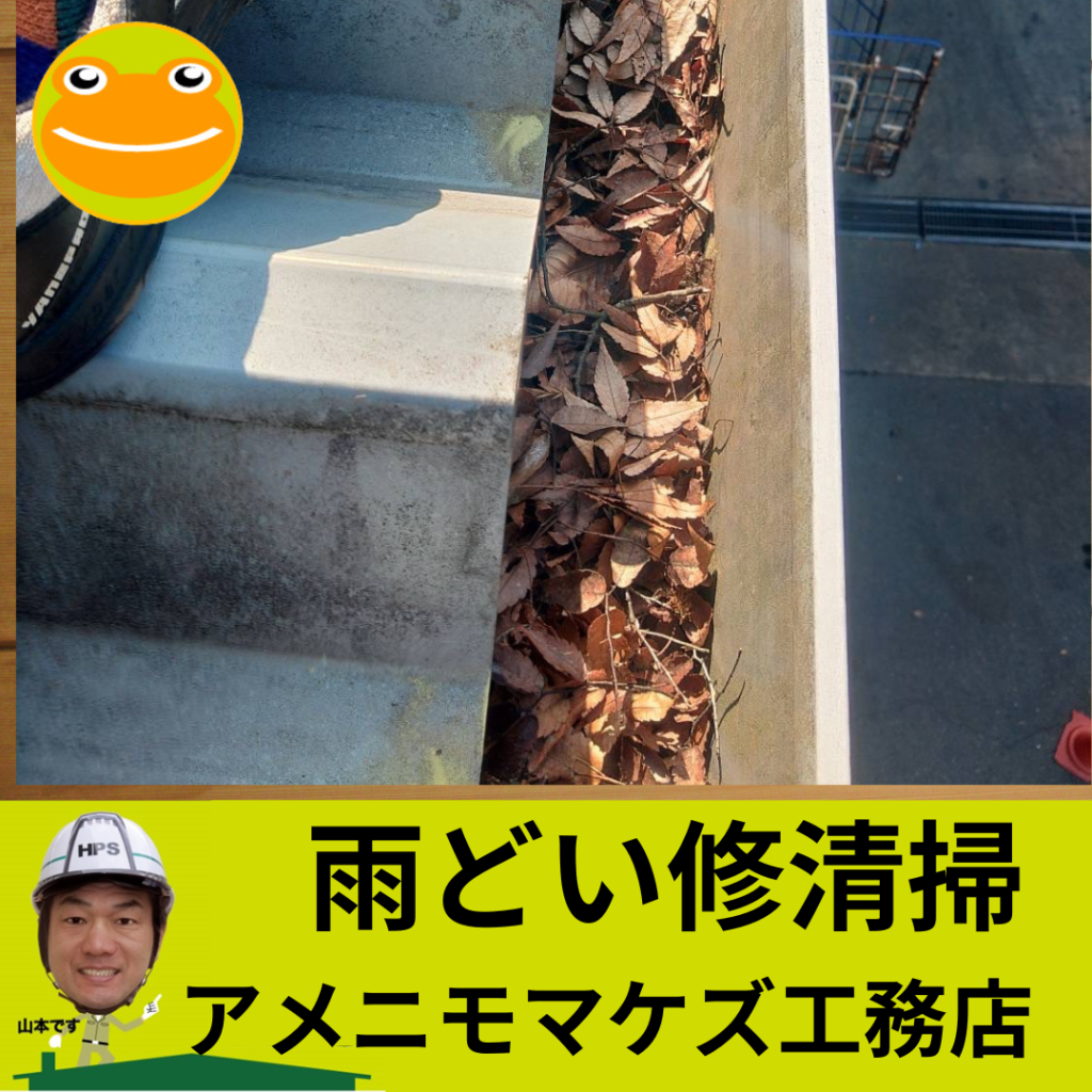 八王子市の雨どい清掃
